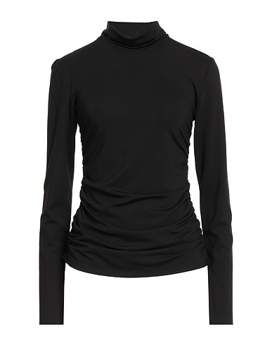 SOLOTRE T-shirt Black 60% Rayon, 31% Polyamide, 9% Elastane