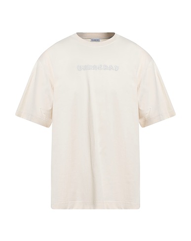 BURBERRY T-shirt Cream 97% Cotton, 3% Elastane