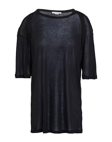 VICTORIA BECKHAM Basic T-shirt Black 100% Lyocell