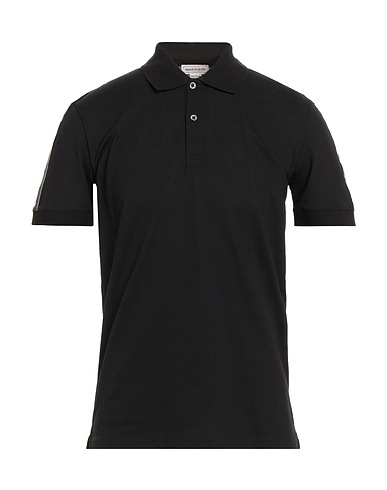 MCQUEEN Polo shirt Black 100% Cotton