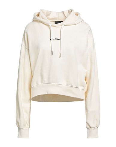 DISCLAIMER Hooded track jacket  Cream 100% Cotton
