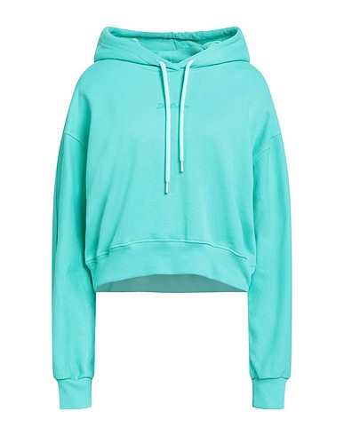 DISCLAIMER Hooded sweatshirt Light green 100% Cotton