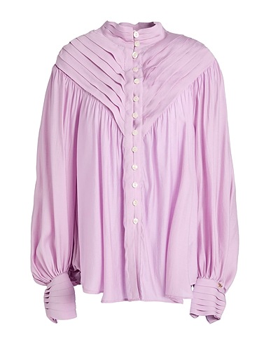 JOVONNA Solid colour shirts & blouses Lilac 81% Viscose, 19% Polyester