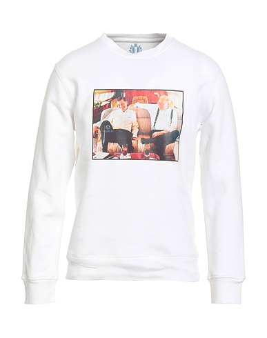 L'ELITÉ 55 Sweatshirt Weiß 100% Baumwolle