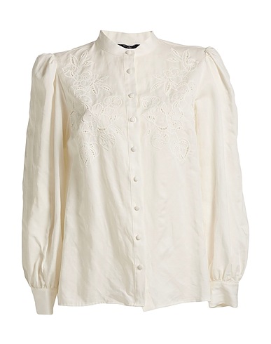 MARCIANO by GUESS Solid colour shirts & blouses White 60% Lyocell, 40% Linen