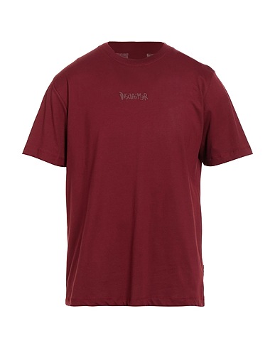 DISCLAIMER T-shirt Bordeaux 100% Cotone