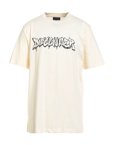 DISCLAIMER T-shirt Ivory 100% Cotton