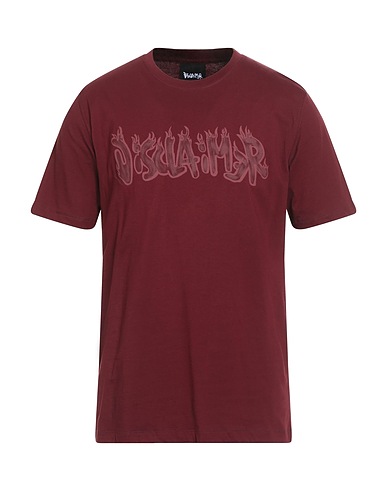 DISCLAIMER T-shirt Bordeaux 100% Coton