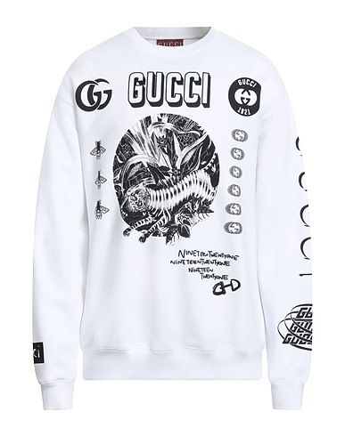 GUCCI Sweatshirt White 100% Cotton