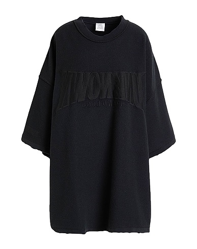 VETEMENTS T-shirt Nero 80% Cotone, 20% Poliestere