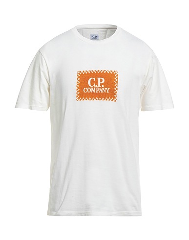 C.P. COMPANY T-shirt BIANCO 100% Cotton