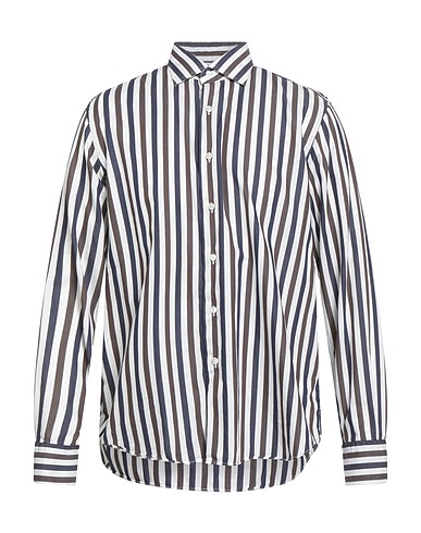 GRIGIO Striped shirt WASHED Midnight blue 100% Cotton