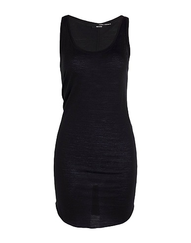 ISABEL BENENATO Tank top Black 80% Virgin Wool, 20% Polyamide
