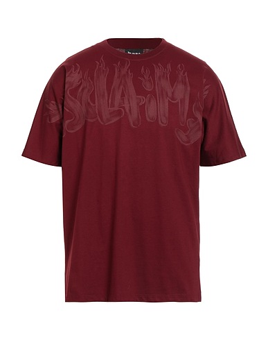 DISCLAIMER T-shirt Burgundy 100% Cotton
