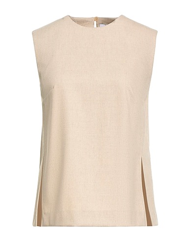 PT Torino Top Beige 90% Virgin Wool, 8% Cashmere, 2% Elastane