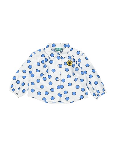 KENZO KIDS Hemden und Blusen mit Muster Weiß 100% Baumwolle