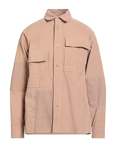 JW ANDERSON Solid colour shirt 98% Cotton, 2% Elastane
