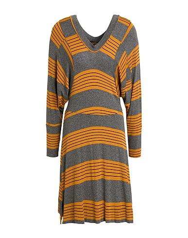 VIVIENNE WESTWOOD ANGLOMANIA Short dress Grey 95% Viscose, 5% Elastane