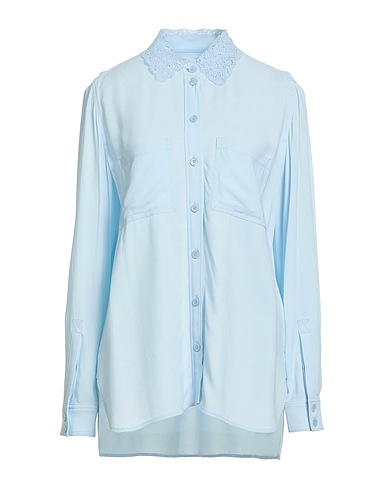 BURBERRY Solid colour shirts & blouses 100% Viscose, Cotton, Polyester