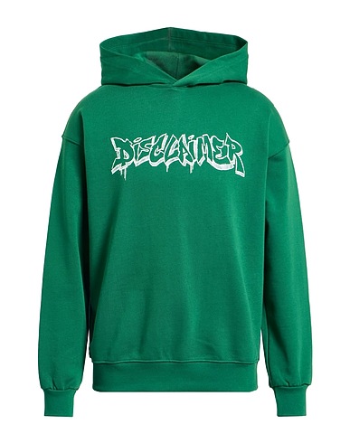 DISCLAIMER Felpa Verde 100% Cotone
