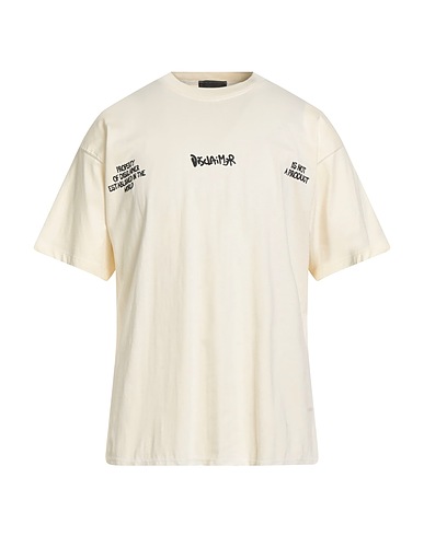 DISCLAIMER T-shirt Cream 100% Cotton