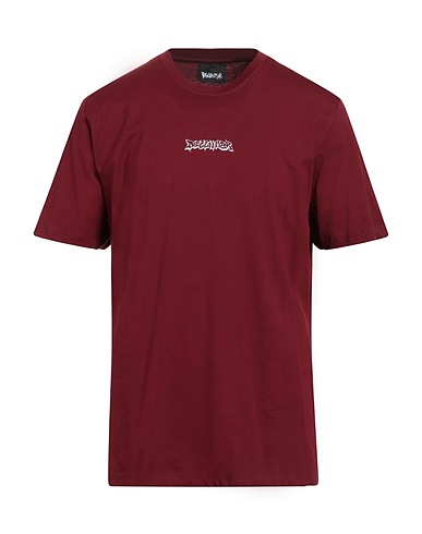 DISCLAIMER Basic T-Shirt Burgundy 100% Cotton