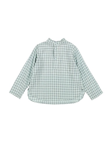 DIECI E LODE Patterned shirt Turquoise 100% Cotton