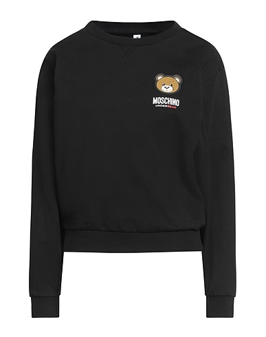 MOSCHINO Sweatshirt UNDERWEAR Black 94% Cotton, 6% Elastane