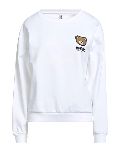 MOSCHINO Sweatshirt UNDERWEAR White 94% Cotton, 6% Elastane