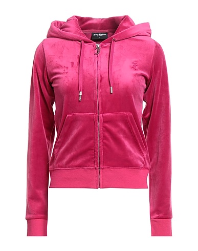 JUICY COUTURE Hooded track jacket  Fuchsia 95% Polyester, 5% Elastane