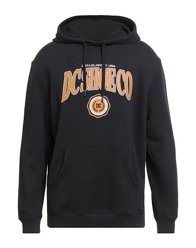 DC SHOES Hooded track jacket  RE/SOLVE Black 80% Cotton, 20% Polyester
