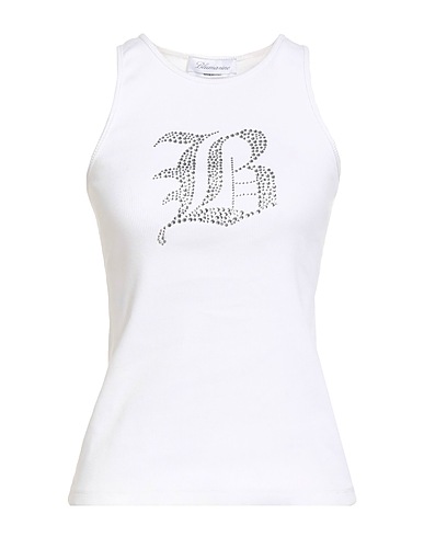 BLUMARINE トップス ホワイト コットン 95% / ポリウレタン 5%