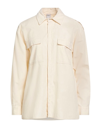 TEN WAYS TO BE Solid color shirts & blouses Cream 100% Cotton