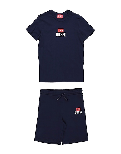 DIESEL Tracksuit Navy blue 100% Cotton