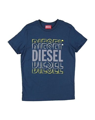 DIESEL T-shirt Navy blue 100% Cotton