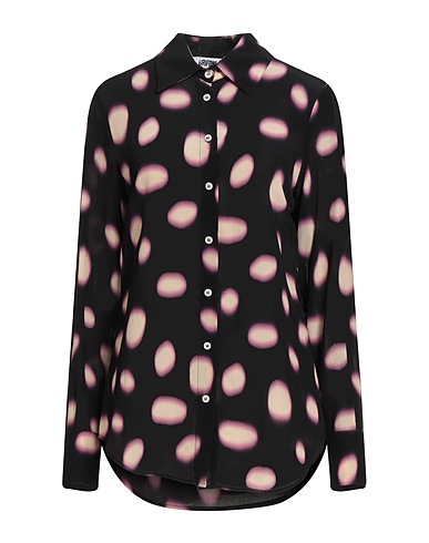 GRIFONI Patterned shirts & blouses Black 100% Silk