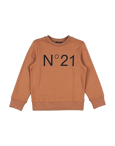 N°21 Felpa Cammello 100% Cotone