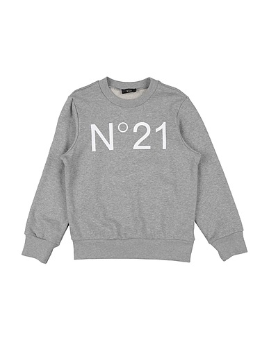 N°21 Felpa Grigio 100% Cotone