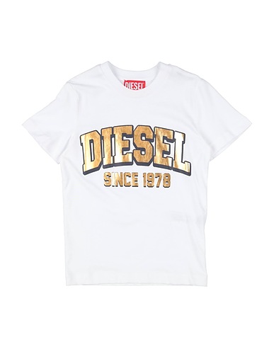 DIESEL T-Shirt Weiß 100% Baumwolle