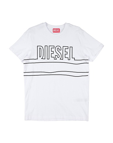 DIESEL T-shirt White 100% Cotton