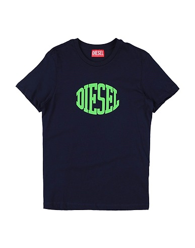 DIESEL T-shirt Midnight blue 100% Cotton