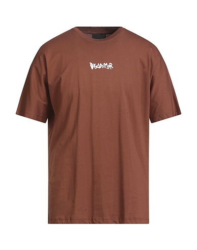 DISCLAIMER T-shirt Cioccolato 100% Cotone
