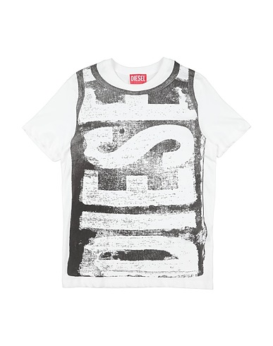 DIESEL T-shirt White 100% Cotton