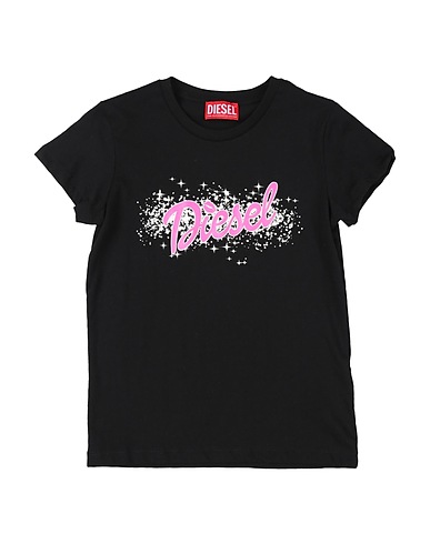 DIESEL T-Shirt Schwarz 100% Baumwolle