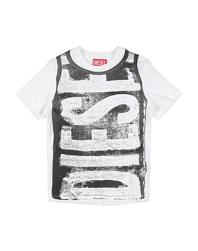 DIESEL T-shirt White 100% Cotton