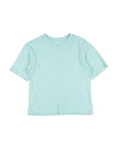 AMERICAN VINTAGE T-shirt Celeste 100% Cotone