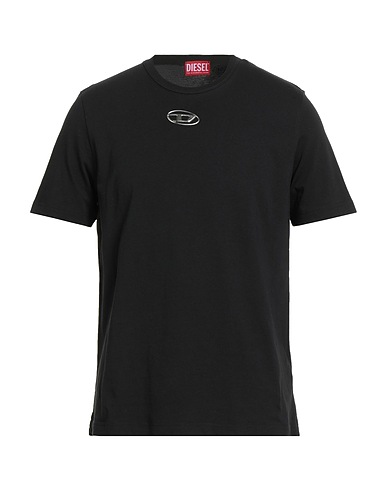 DIESEL Basic T-Shirt Black 100% Cotton