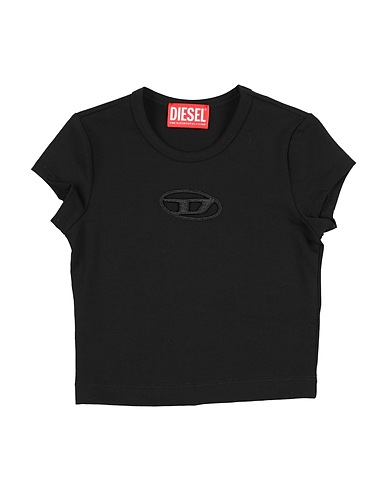 DIESEL T-shirt Black 93% Cotton, 7% Elastane