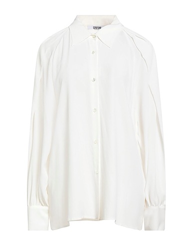 GRIFONI Solid colour shirts & blouses 69% Acetate, 31% Silk