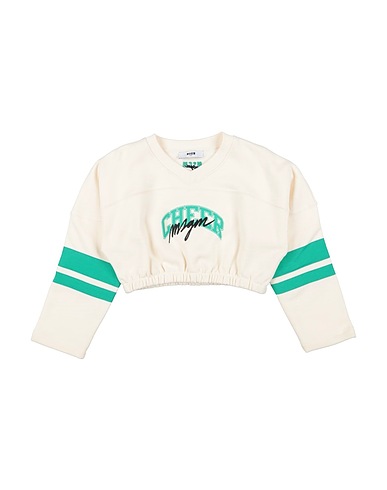 MSGM Sweatshirt Ivory 100% Cotton